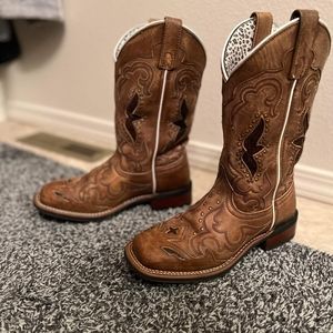 COPY - Laredo Square Toed Boots Size 7